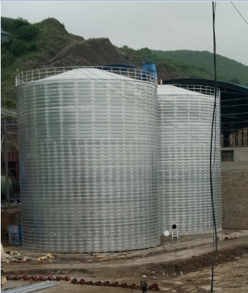 类乌齐粮食钢板仓的安装全过程不用热焊接